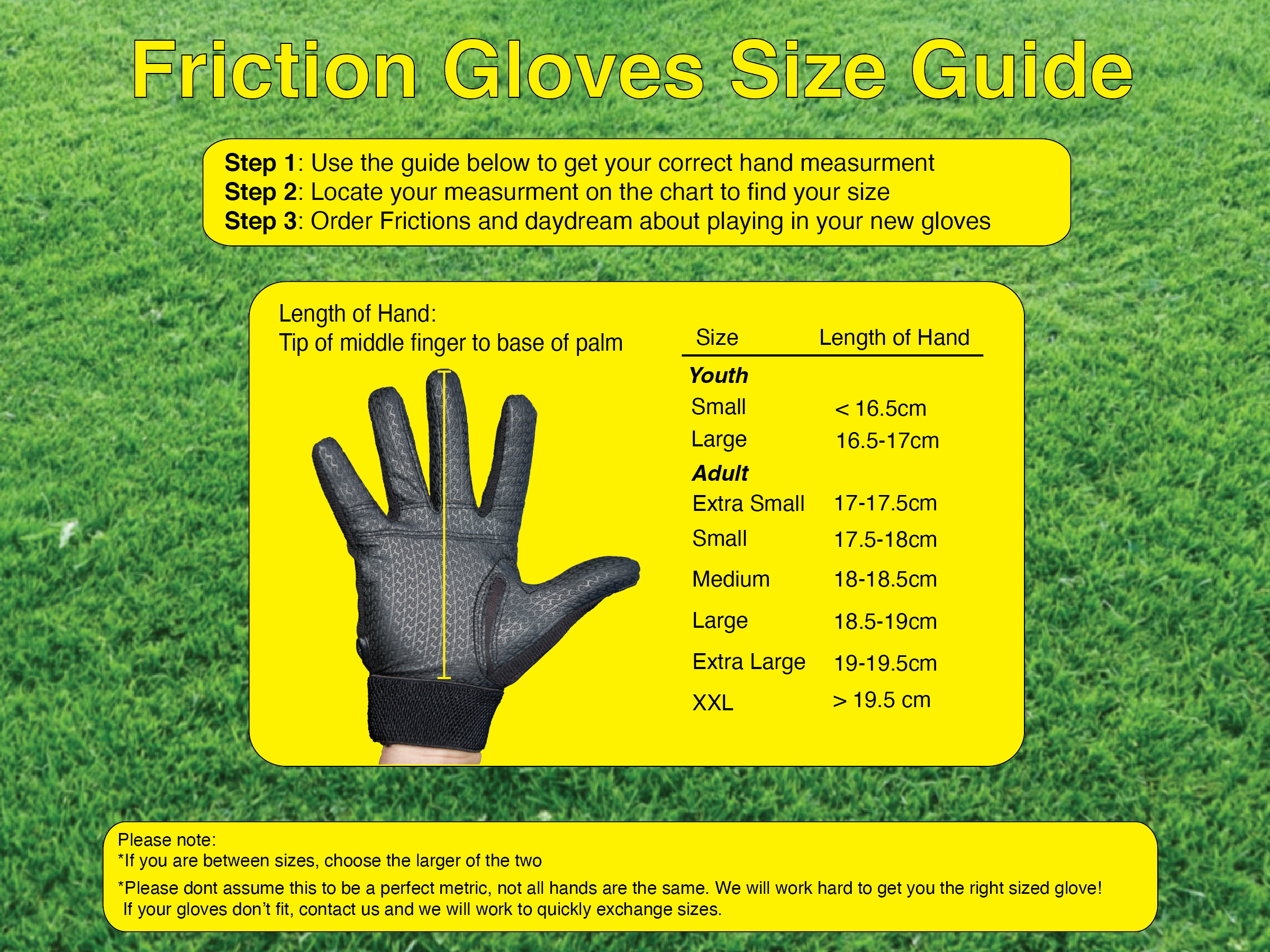 Fremskridt sikkerhed akse Friction Ultimate Frisbee Gloves